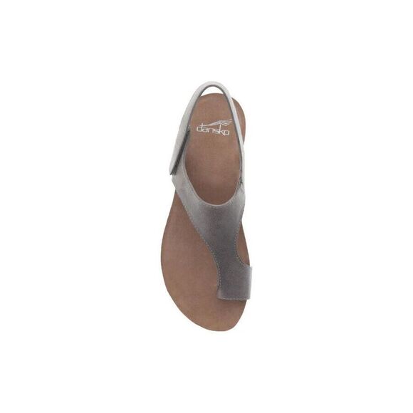 Dansko Reece Thong Sandals Women's US 5.5-6 Stone Burnished Leather RHS2976 - Picture 10 of 12